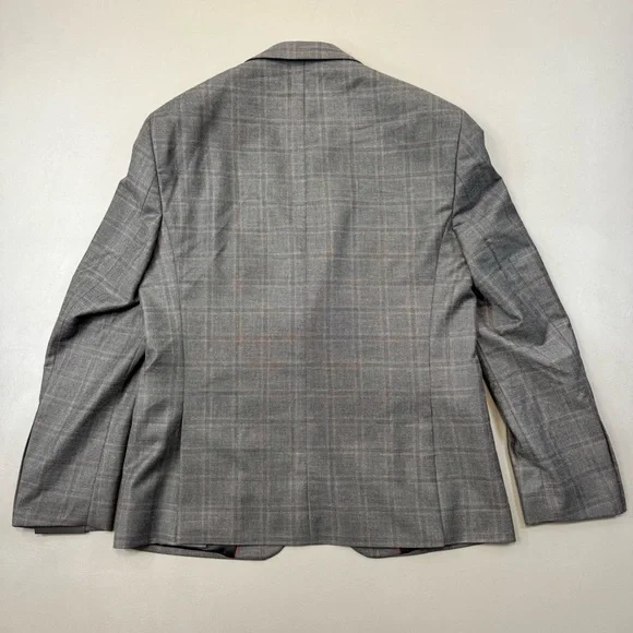 Tonyzenn 3-Piece Super 140’s Wool Slim Suit 40R 35x36 Unhemmed Gray NWT